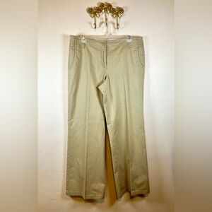 LOFT Khaki Chinos Straight Leg Pants.  Size 8